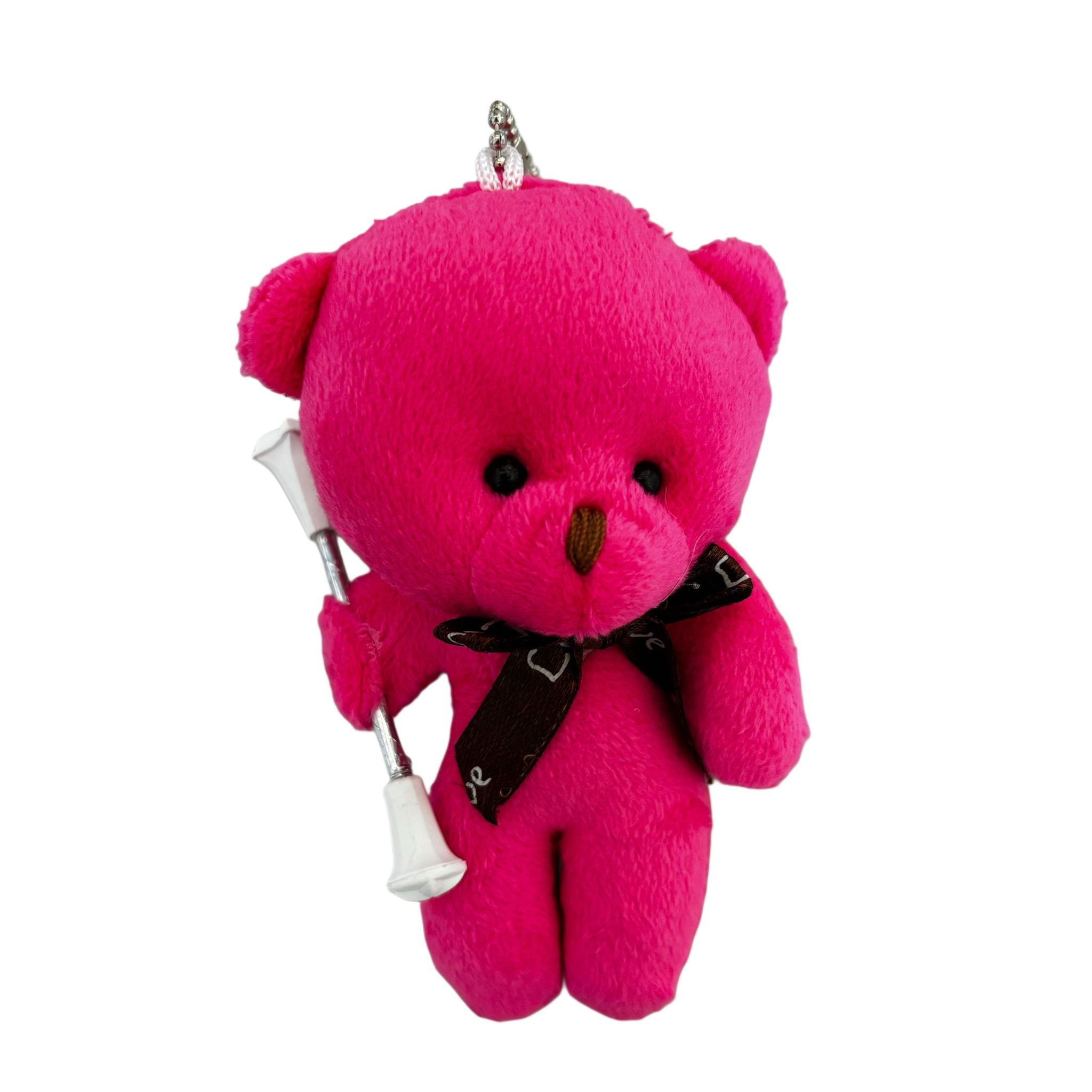 Peluche Baton Twirling Ours Fuchsia
